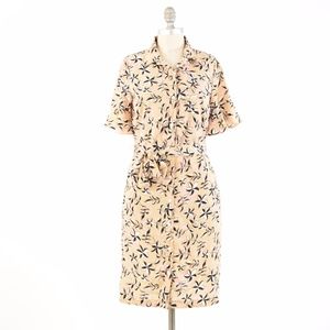Banana Republic Floral Tie-Waist Dress